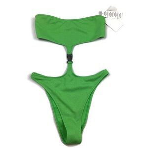 Urban Outfitters Twiin Vice Monokini Bandeau Swim Suit NEW!